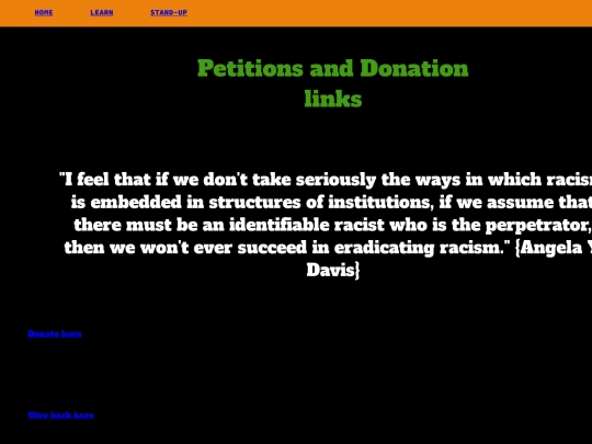 PetitionDonationpage screenshot