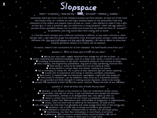 classpectquiz screenshot