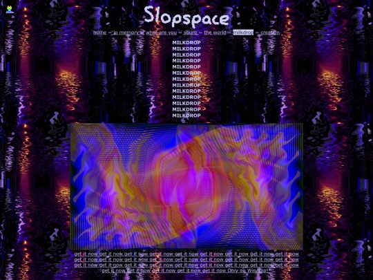 milkdrop screenshot