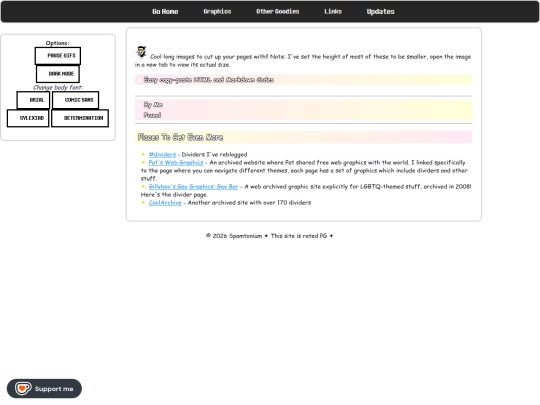 dividers screenshot