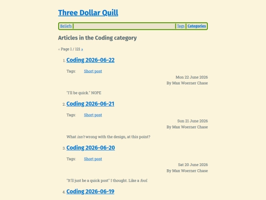 category/coding screenshot