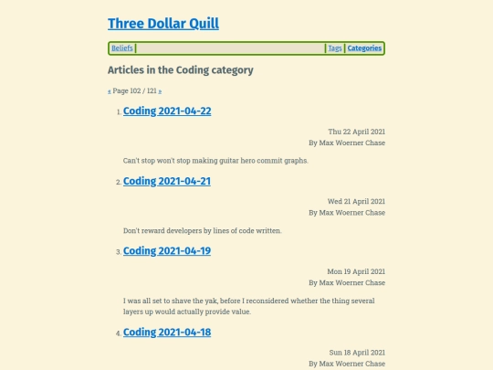 category/coding102 screenshot