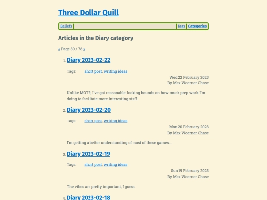 category/diary30 screenshot
