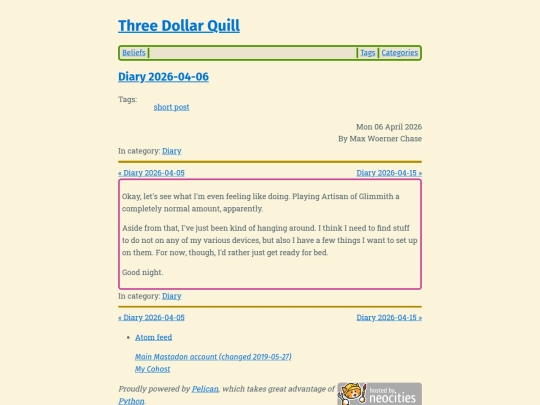 diary-2026-04-06 screenshot