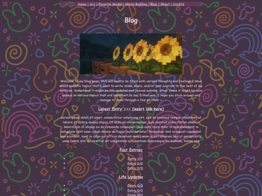 blog screenshot