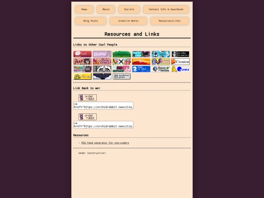 blog/extralinks screenshot