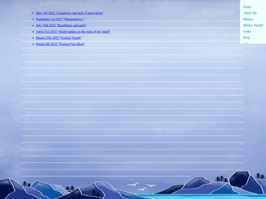 blog screenshot
