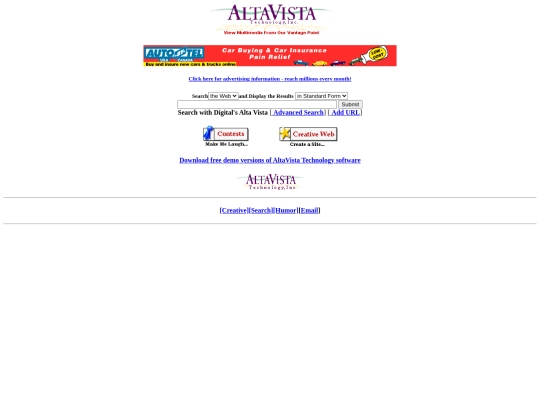 AltaVista screenshot