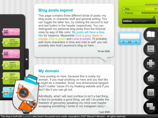 blog screenshot
