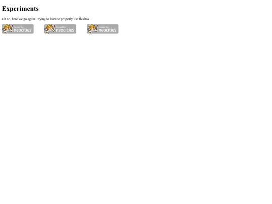 experiments screenshot