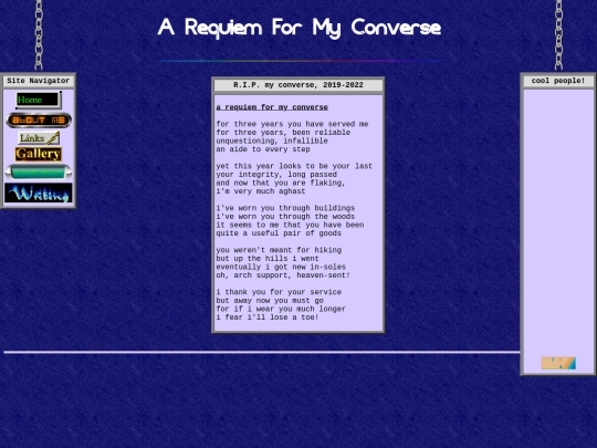writing/requiem screenshot
