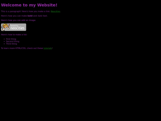 TUTORIAL screenshot