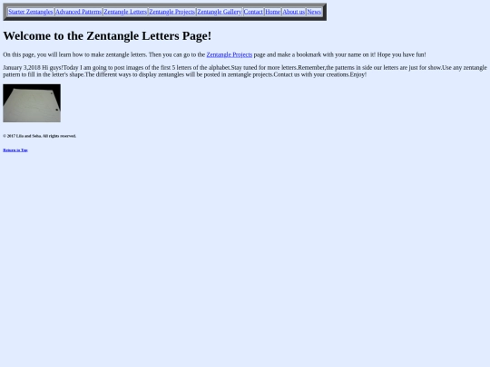 zentangle-letters screenshot