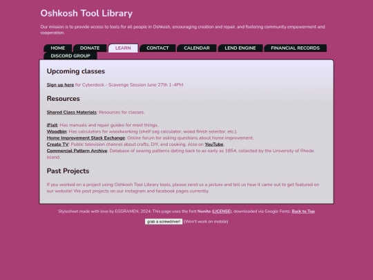 learn screenshot