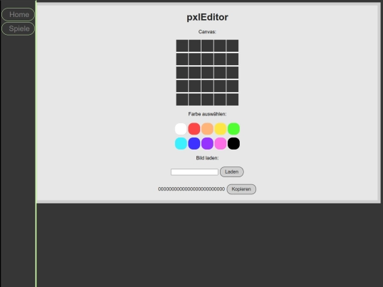 Spiele/pxlEditor/pxlEditor screenshot