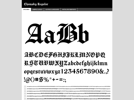 Chomsky/chomsky-demo screenshot