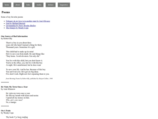 poems screenshot