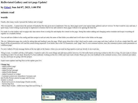 widgets/journal-entries/journal_Gallery-and-art-page-update screenshot