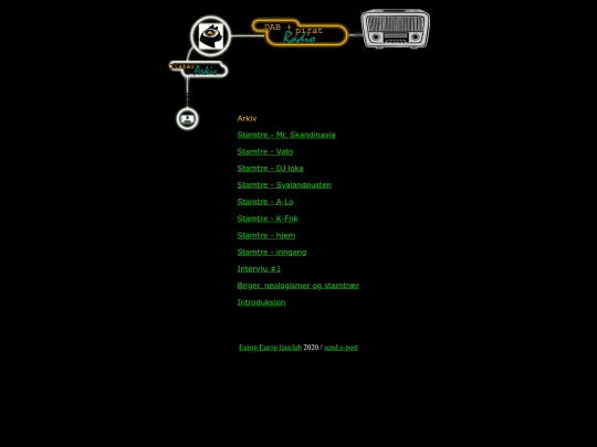 DAB   privat radio/arkiv screenshot