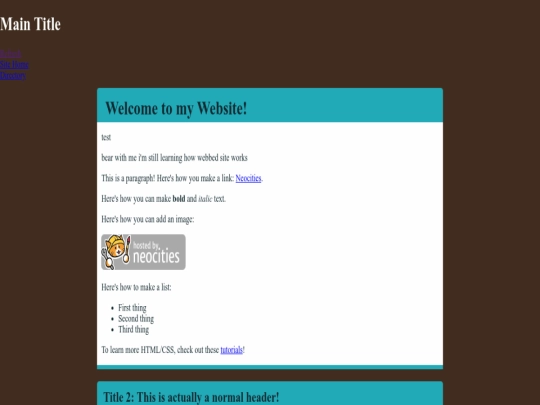 index screenshot