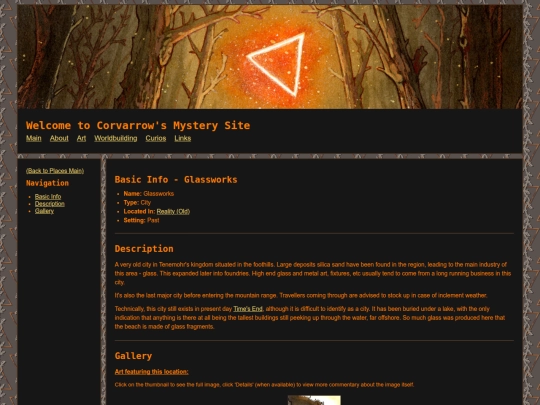 Main/Worldbuilding/Places/Glassworks screenshot