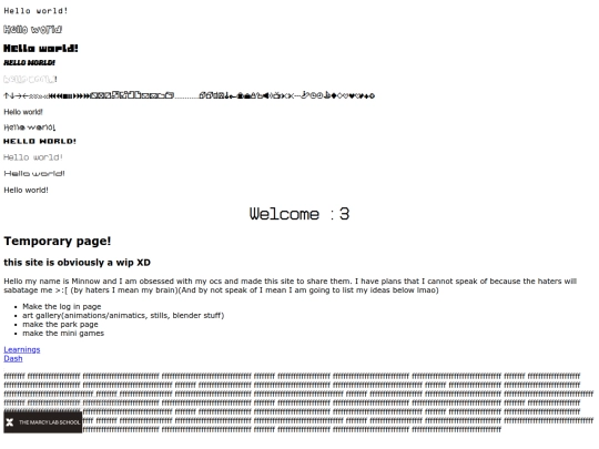 testing screenshot