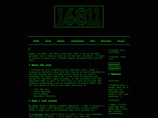 index screenshot
