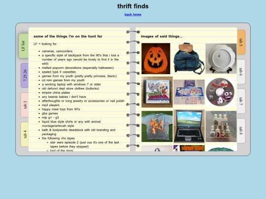 thrift screenshot