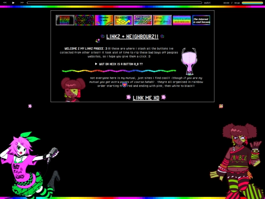 links screenshot