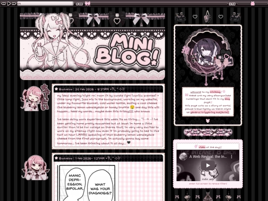miniblog screenshot