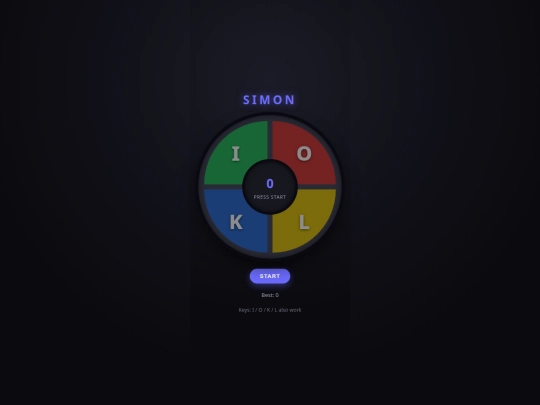 hiddenunblockedweblist/HTML/Simon screenshot