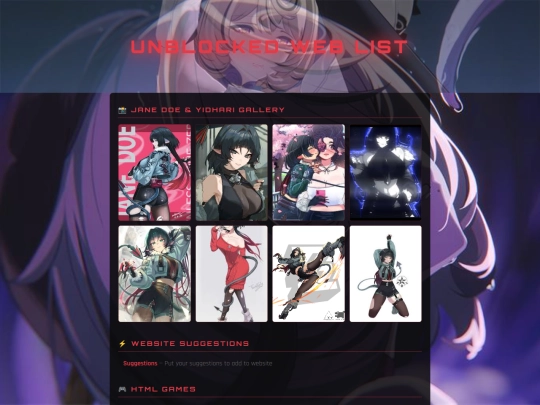 hiddenunblockedweblist/ZZZJaneDoeYidhari screenshot