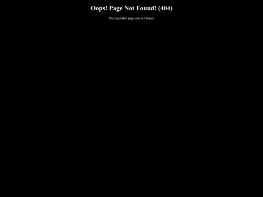 not_found screenshot