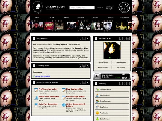 layouts/blog-themes screenshot