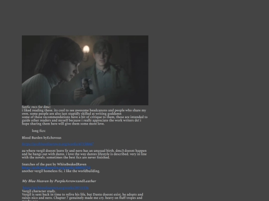 articles/fanficrecs screenshot