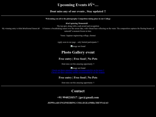 event screenshot