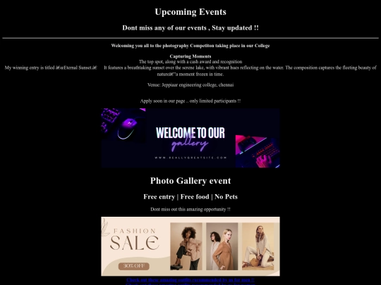 html/event screenshot