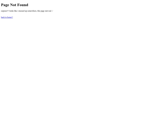 not_found screenshot