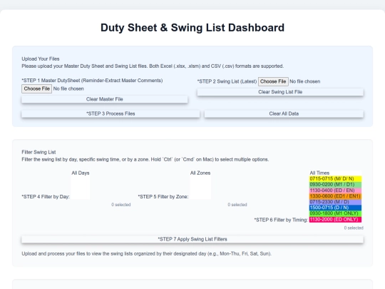 Duty Sheet/Duty Sheet Preparation V2.3 screenshot