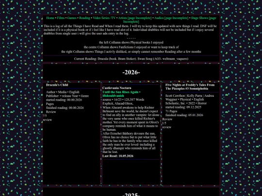 MediaLog/Writings screenshot