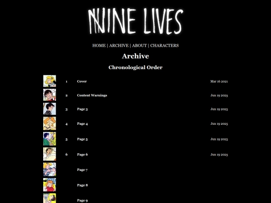 archive screenshot