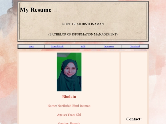 profile screenshot