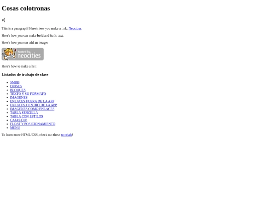 index screenshot