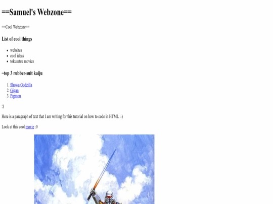 index screenshot