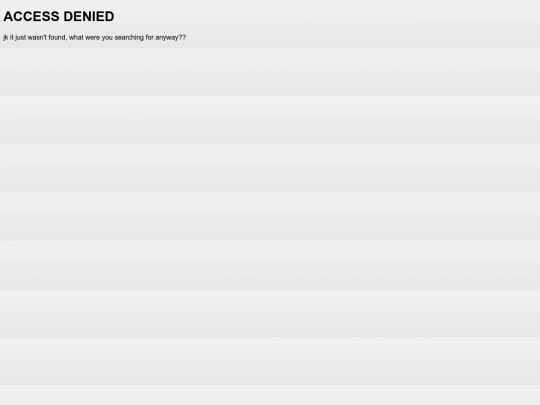 not_found screenshot