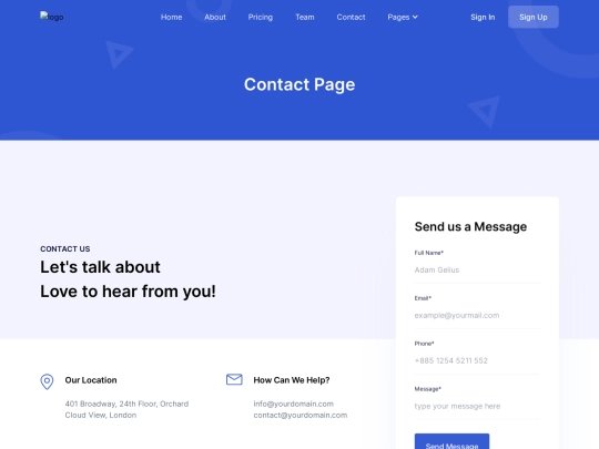contact screenshot