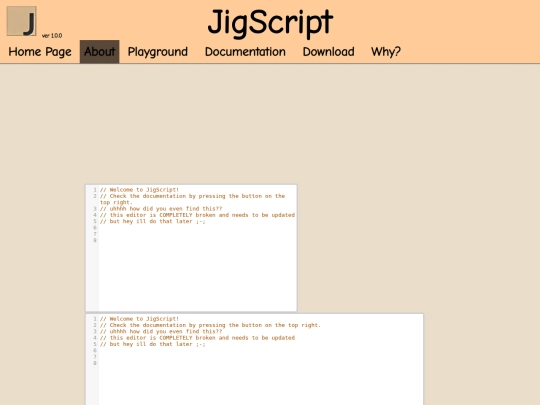 jseditor screenshot