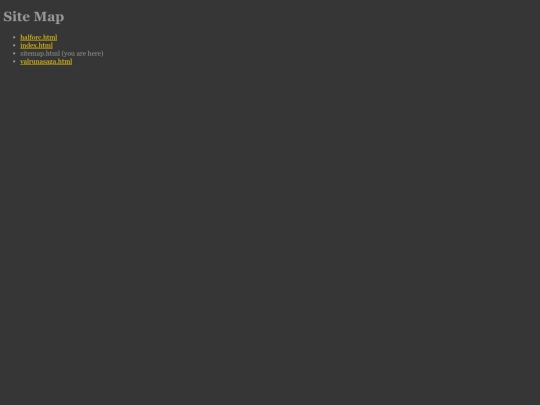 sitemap screenshot