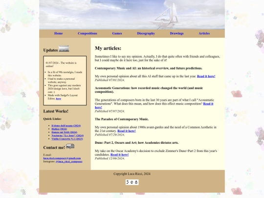 articles screenshot