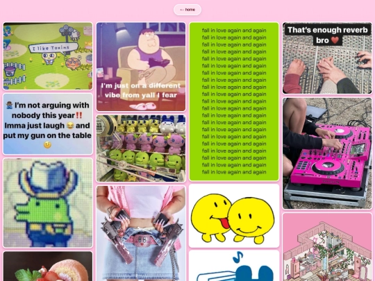 aboutme/moodboard screenshot